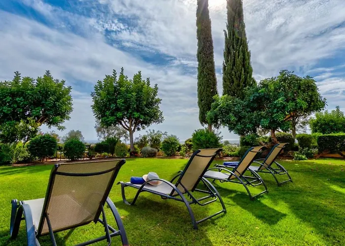 Ground Floor With Golf And Sea Views - Roudias, Aphrodite Hills Lägenhet